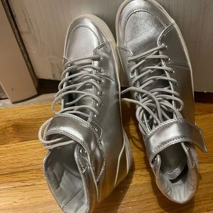 Creative recreation silver high tops